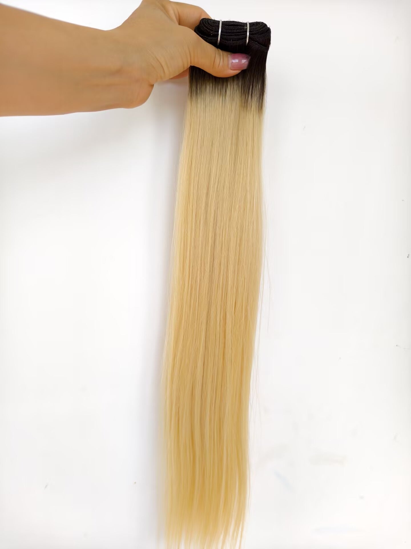 Luxury 1b 613 Straight Human Hair Bundles blonde color