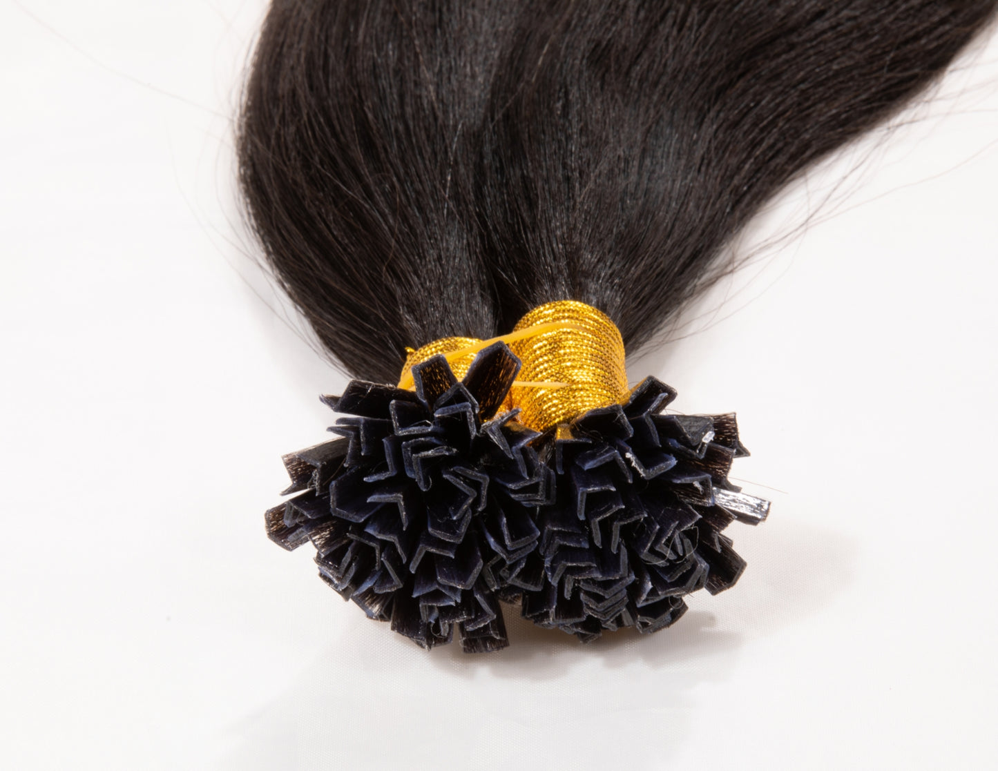 Raw Light Yaki Straight v tip Keratin Tips One Donor Human Hair Extensions