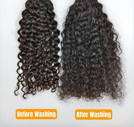 Raw 0.3g/Strand Mini K Tip Tight Deep Curly K Tips - One Donor Human Hair Flat U / V / Tip Extensions