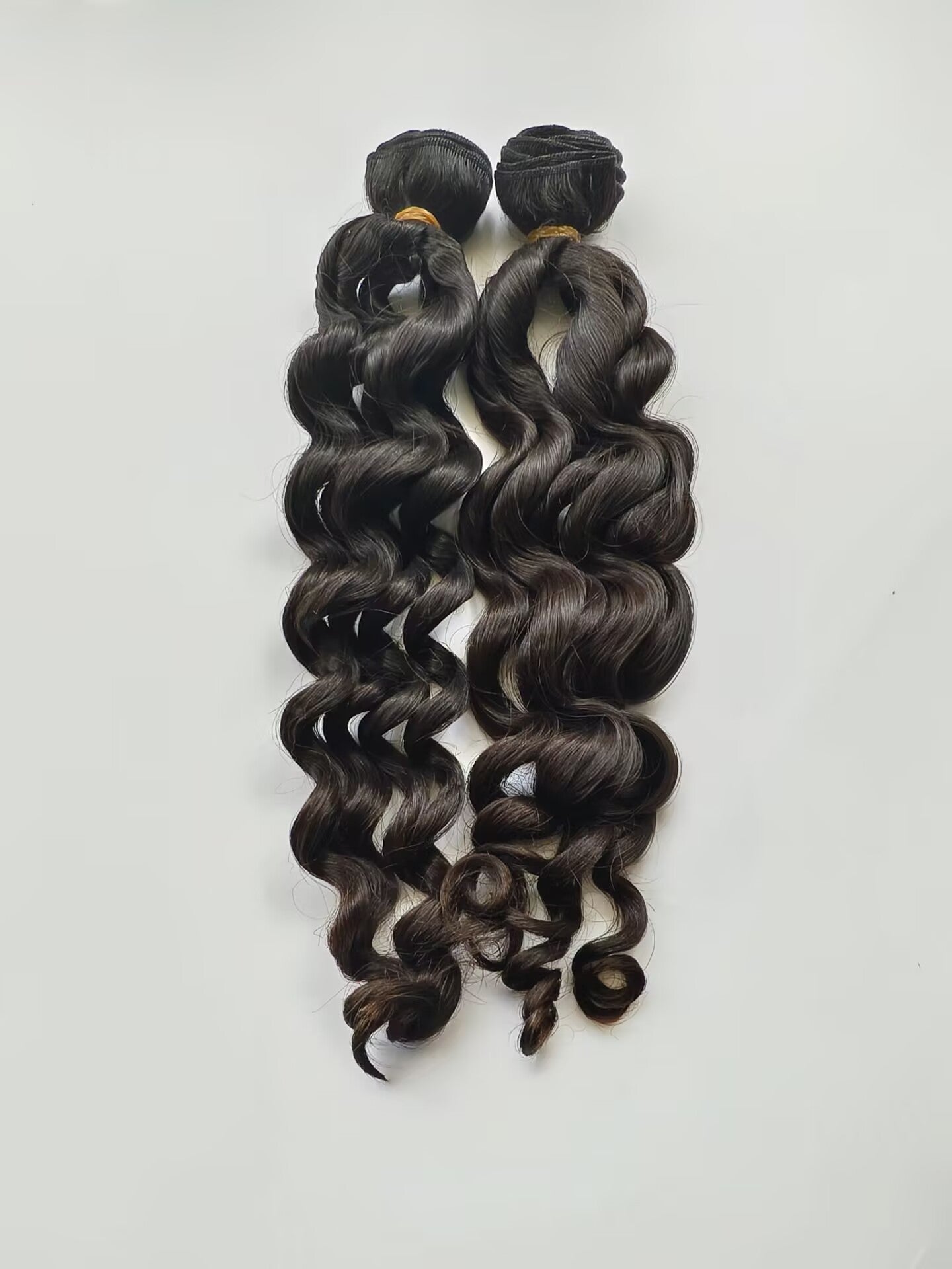Clytie Raw molado curly Human Hair Bundles Natural Color, One Donor tight curly Raw Virgin Human Hair Bundle