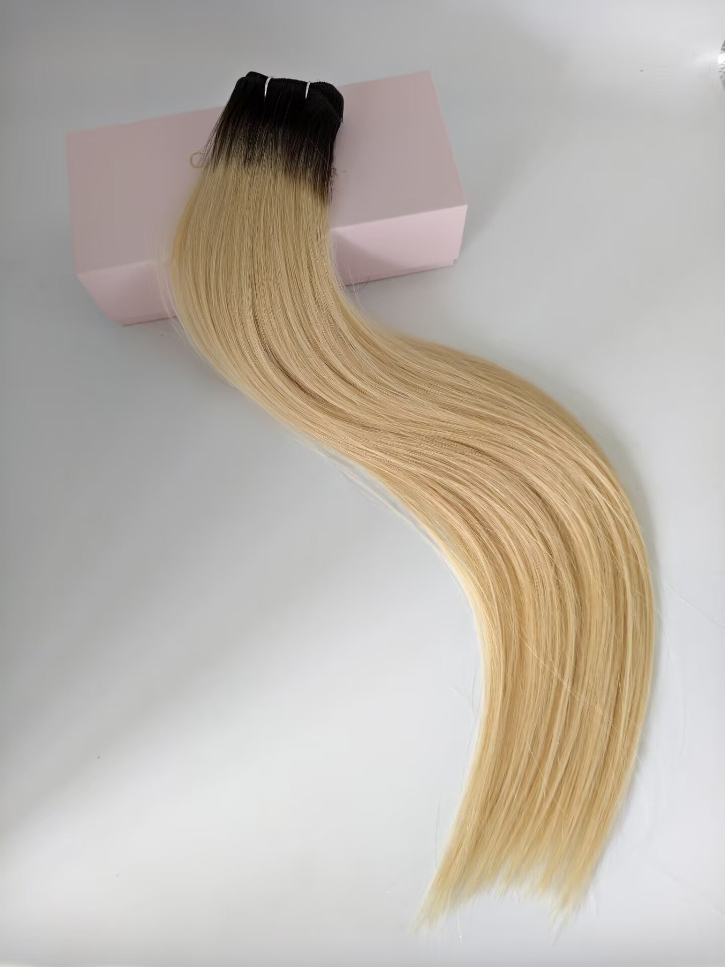 Luxury 1b 613 Straight Human Hair Bundles blonde color