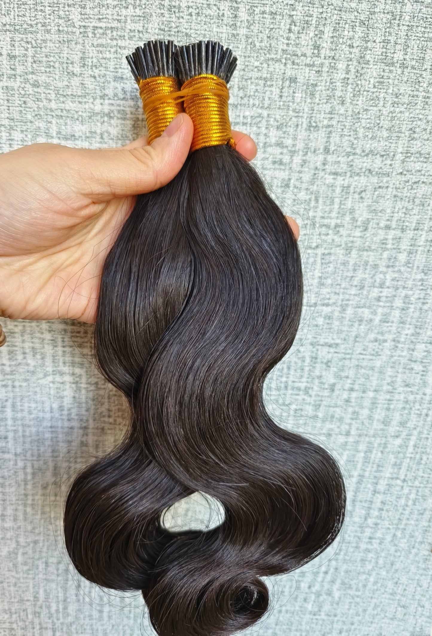Raw Body Wave Keratin I Tips Raw Hair Extension - One Donor Human Hair Extensions