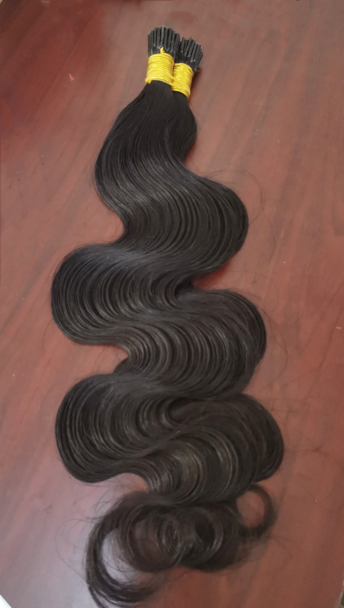 Raw Body Wave Keratin I Tips Raw Hair Extension - One Donor Human Hair Extensions