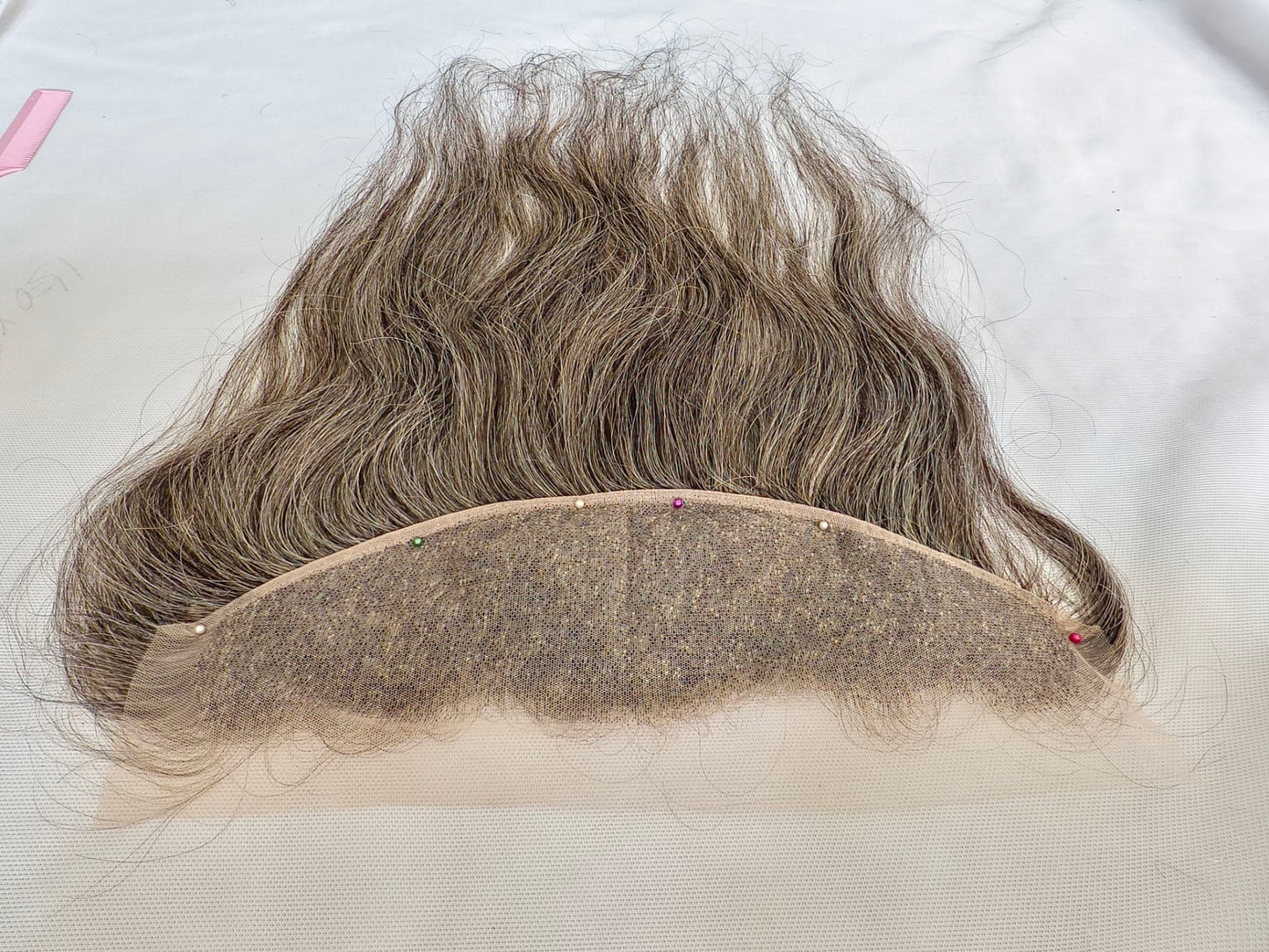 Raw natural straight Salt and Pepper Gray Human Hair 13x4 0.10mm Ultra-thin medium brown lace Closures straight Grey Human Hair Bundles 80% Grey Mixed Black Color 1 closure. Virgin Hair straight Extensions Can be Dyed and Styled by Clytie