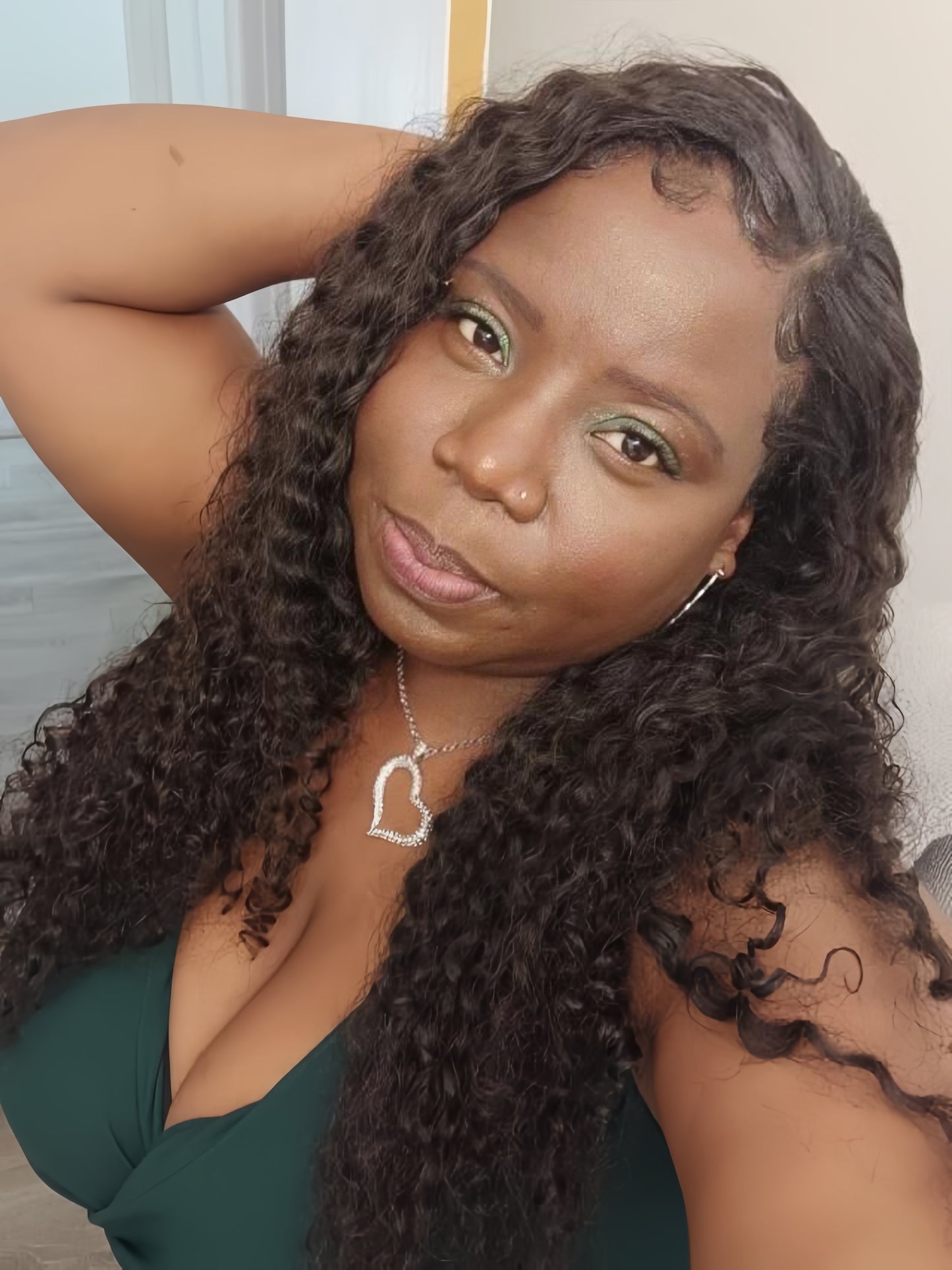 Last 5 Years Raw Curly Human Hair Bundles Natural Color, One Donor Deep Curly Raw Virgin Human Hair Bundle
