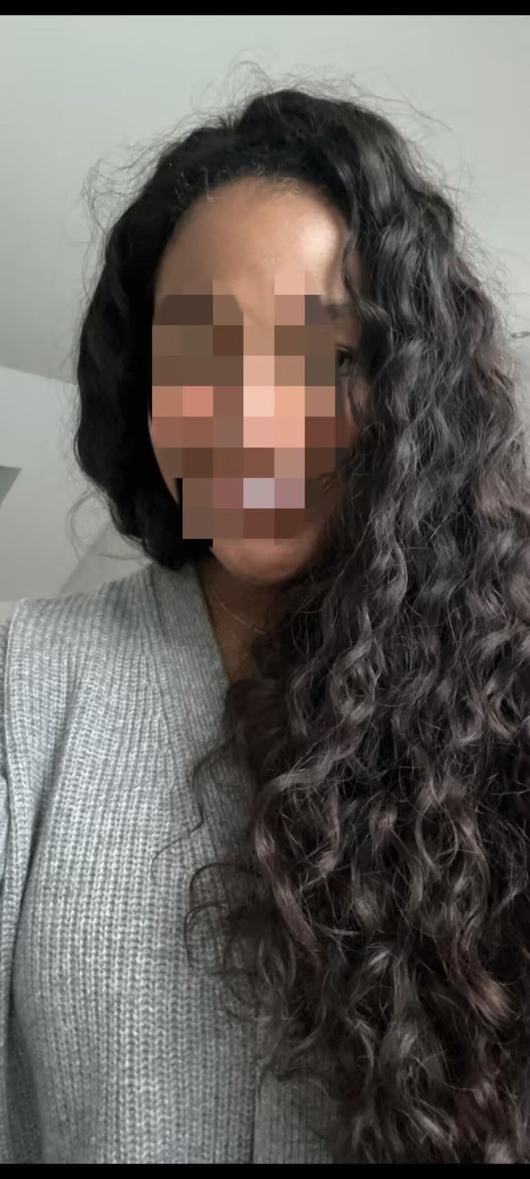 Raw Loose Curly K Tips - One Donor Human Hair Flat U / V / Tip Extensions