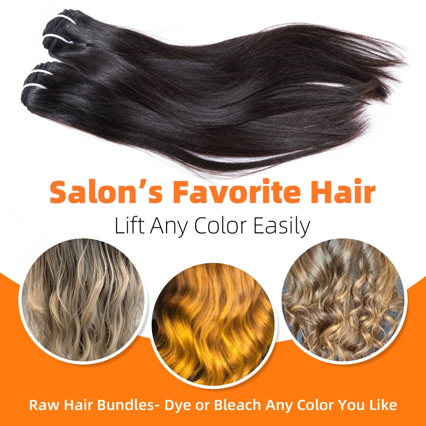 Last 5 Years Raw Straight Human Hair Bundles Natural Color, Unprocessed One Donor Silky Straight Raw Virgin Human Hair Bundle
