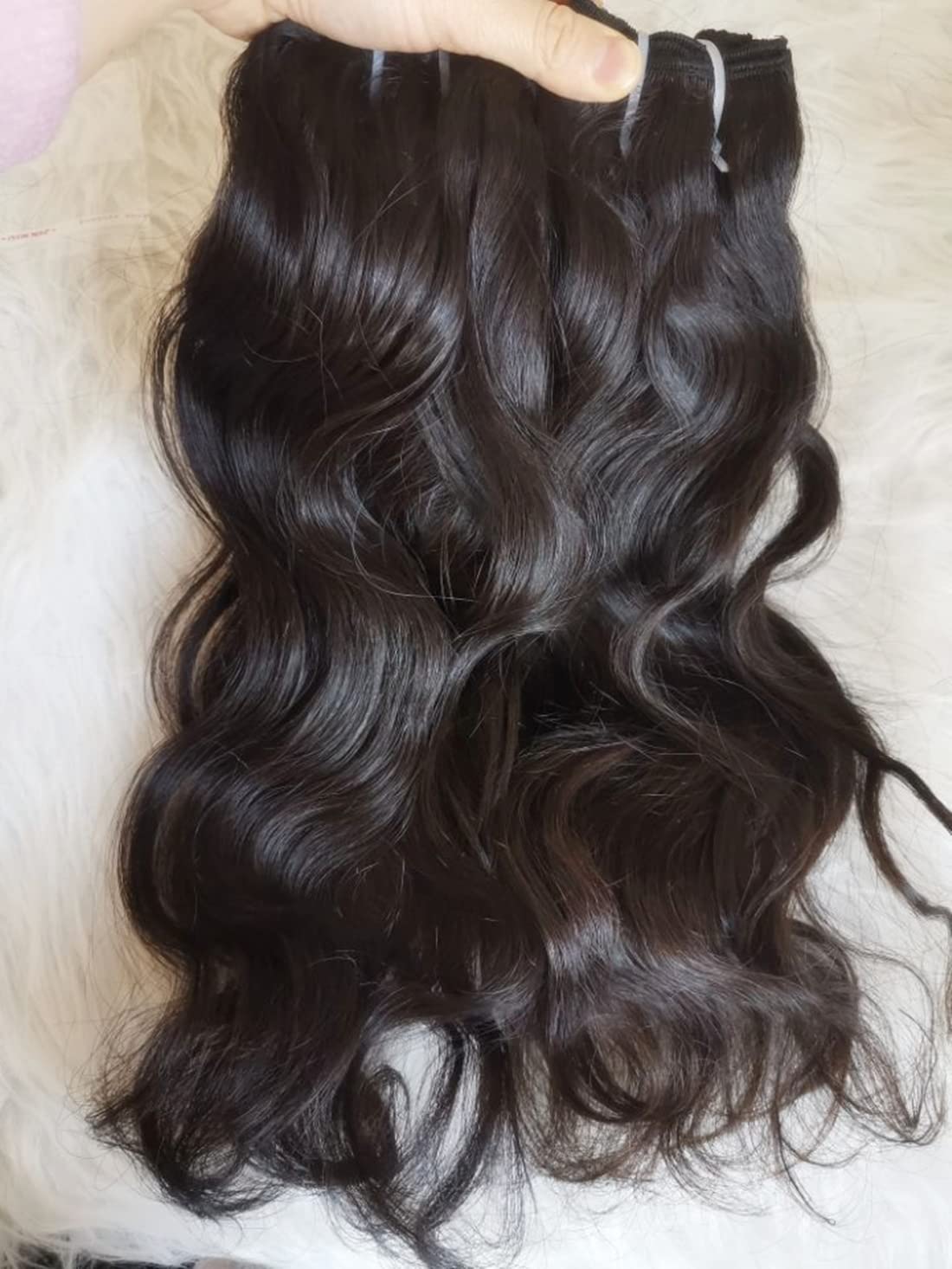 Last 5 Years Raw Natural Wavy Cambodian Human Hair 100% Real One Donor Virgin Unprocessed Cuticle Aligned Weave