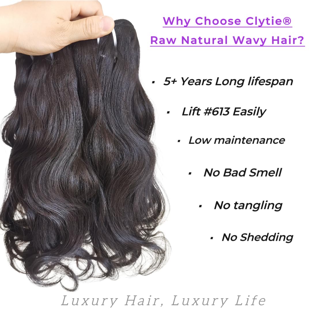 Last 5 Years Raw Natural Wavy Cambodian Human Hair 100% Real One Donor Virgin Unprocessed Cuticle Aligned Weave