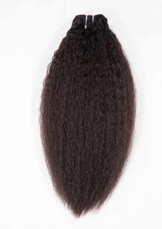 Raw kinky straight One Donor Cambodian Hair Virgin Human Hair Weave Extensions