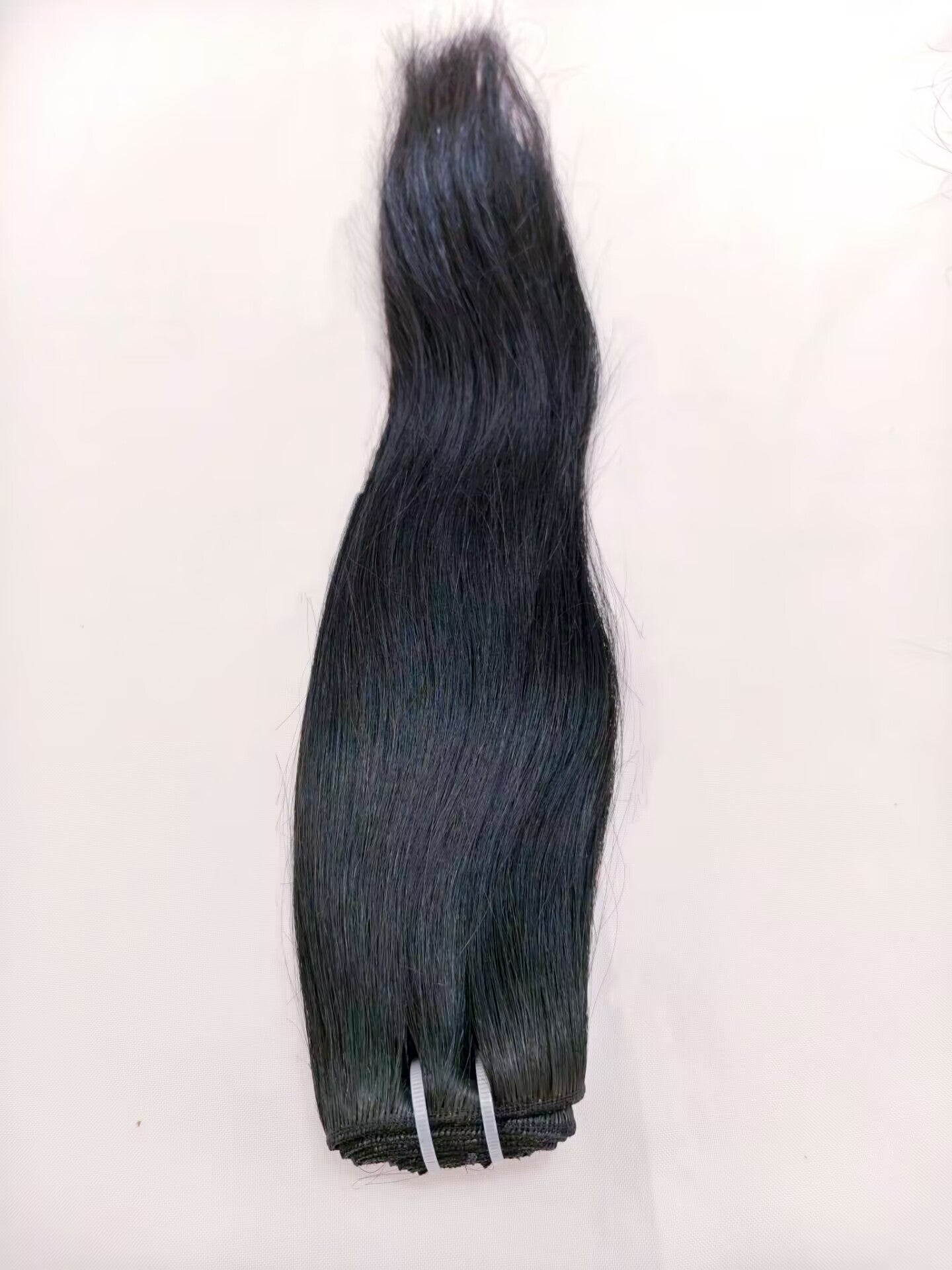 Last 5 Years Jet Black Raw Straight Human Hair Bundles  #1 Color, Unprocessed One Donor Silky Straight Raw Virgin Human Hair Bundle