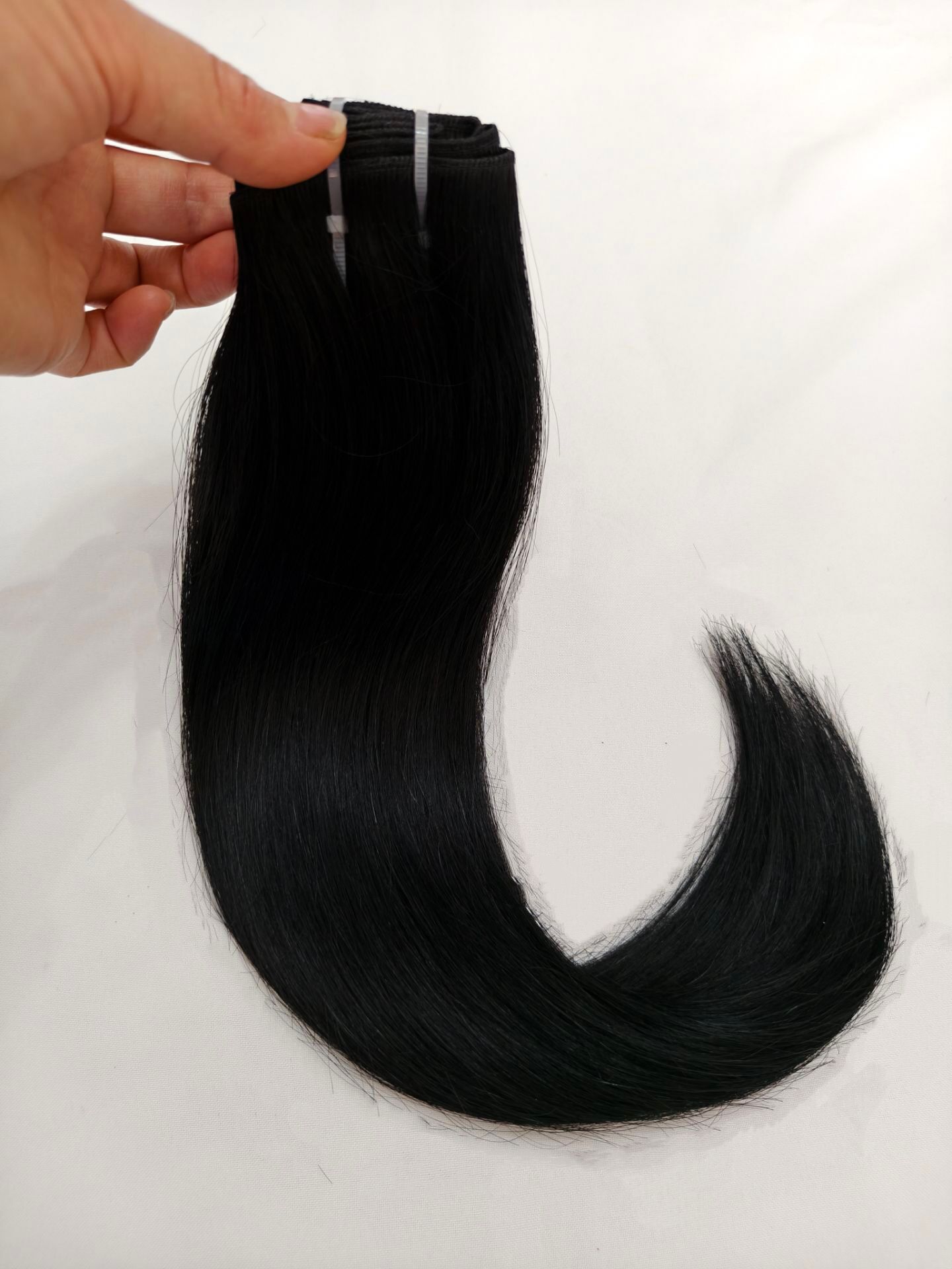 Last 5 Years Jet Black Raw Straight Human Hair Bundles  #1 Color, Unprocessed One Donor Silky Straight Raw Virgin Human Hair Bundle