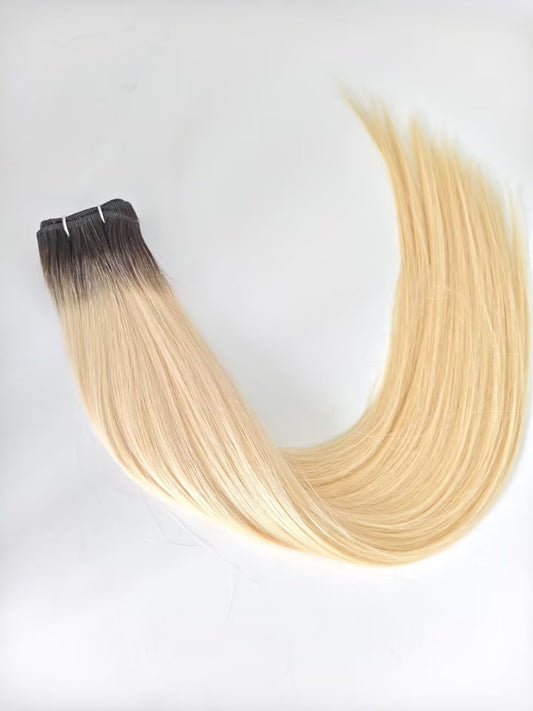 Luxury 1b 613 Straight Human Hair Bundles blonde color