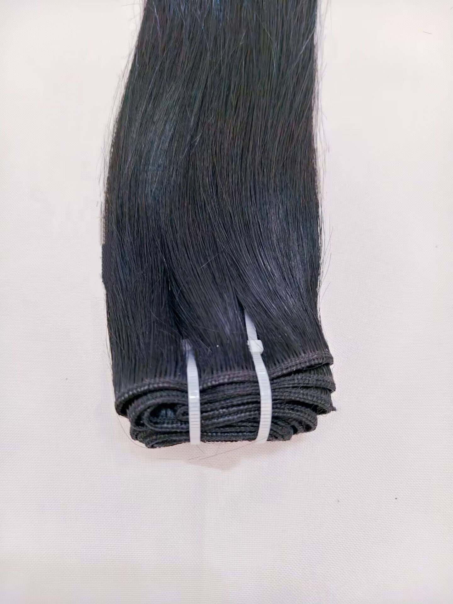 Last 5 Years Jet Black Raw Straight Human Hair Bundles  #1 Color, Unprocessed One Donor Silky Straight Raw Virgin Human Hair Bundle