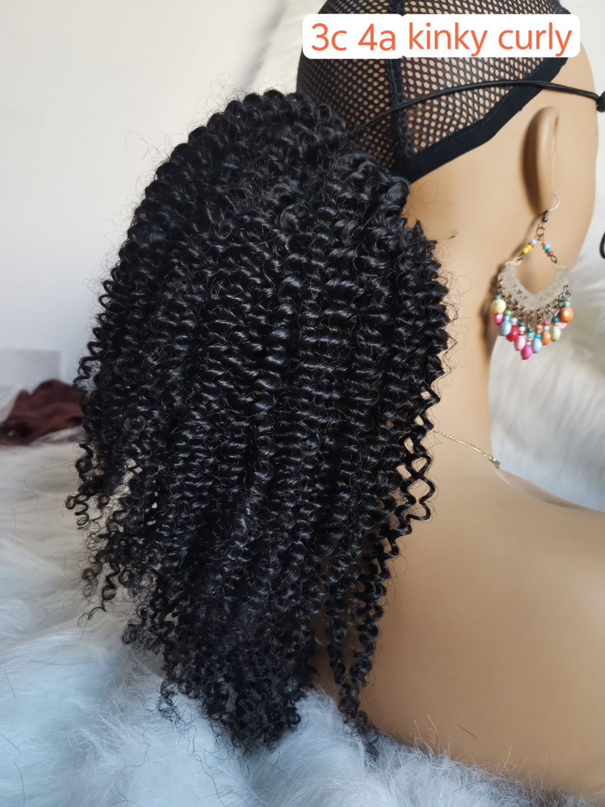 Drawstring ponytails raw human hair-100% one donor cuticle aligned human hair
