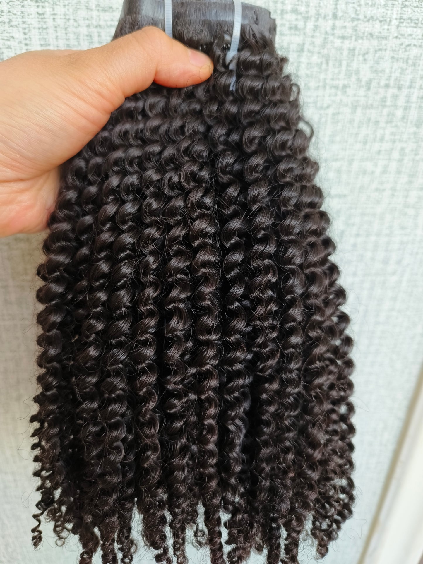 4a 4b Raw Human Hair Clip Ins-Seamless and Classic