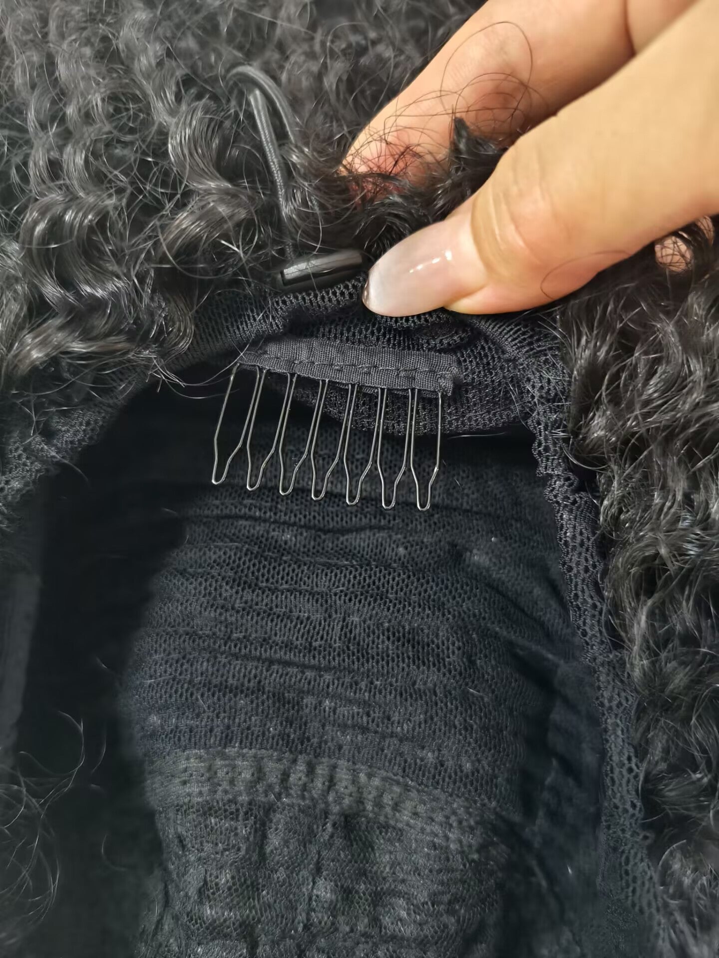 Clytie Raw 3b3c Jerry Curly Half Wig  Human Hair Wigs , 100% One Donor Cuticle Aligned Human Hair