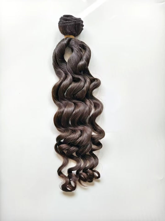 Clytie Raw molado curly Human Hair Bundles Natural Color,  One Donor tight curly  Raw Virgin Human Hair Bundle