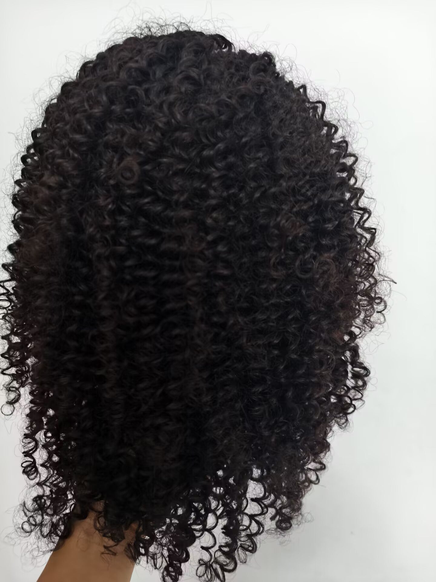 Clytie Raw 3b3c Jerry Curly Half Wig  Human Hair Wigs , 100% One Donor Cuticle Aligned Human Hair