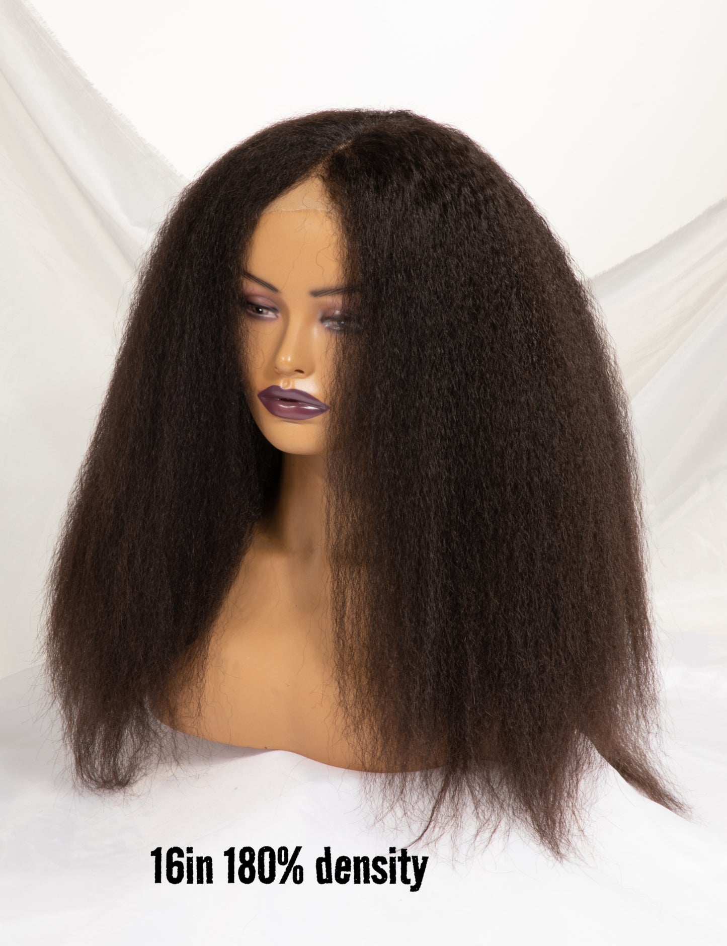 Raw Kinky Straight Human Hair Lace Hd Transparent Closure Wig 2×6 & 4×4 & 5×5