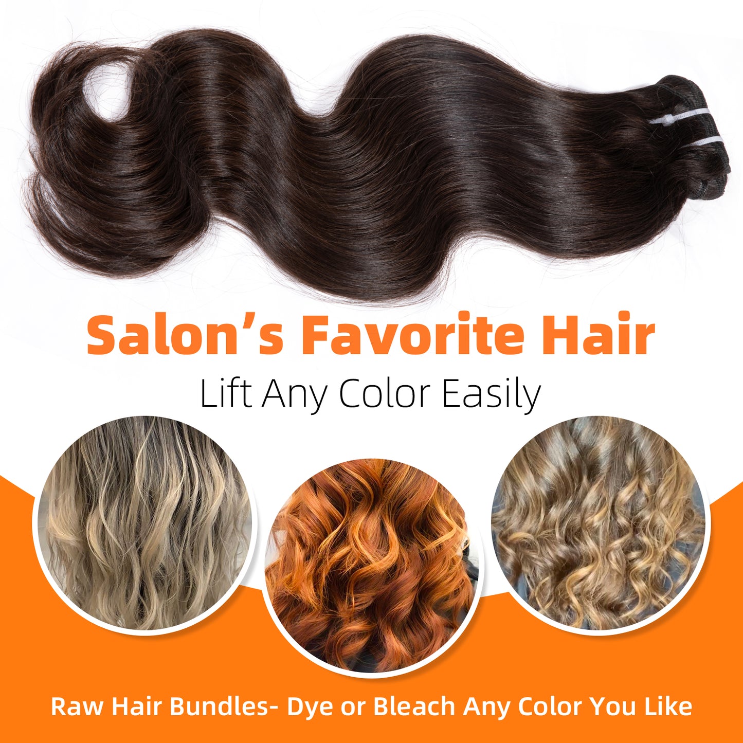 Last 5 Years Raw Body Wave Human Hair Bundles Natural Color, One Donor Wavy Raw Virgin Human Hair Bundle