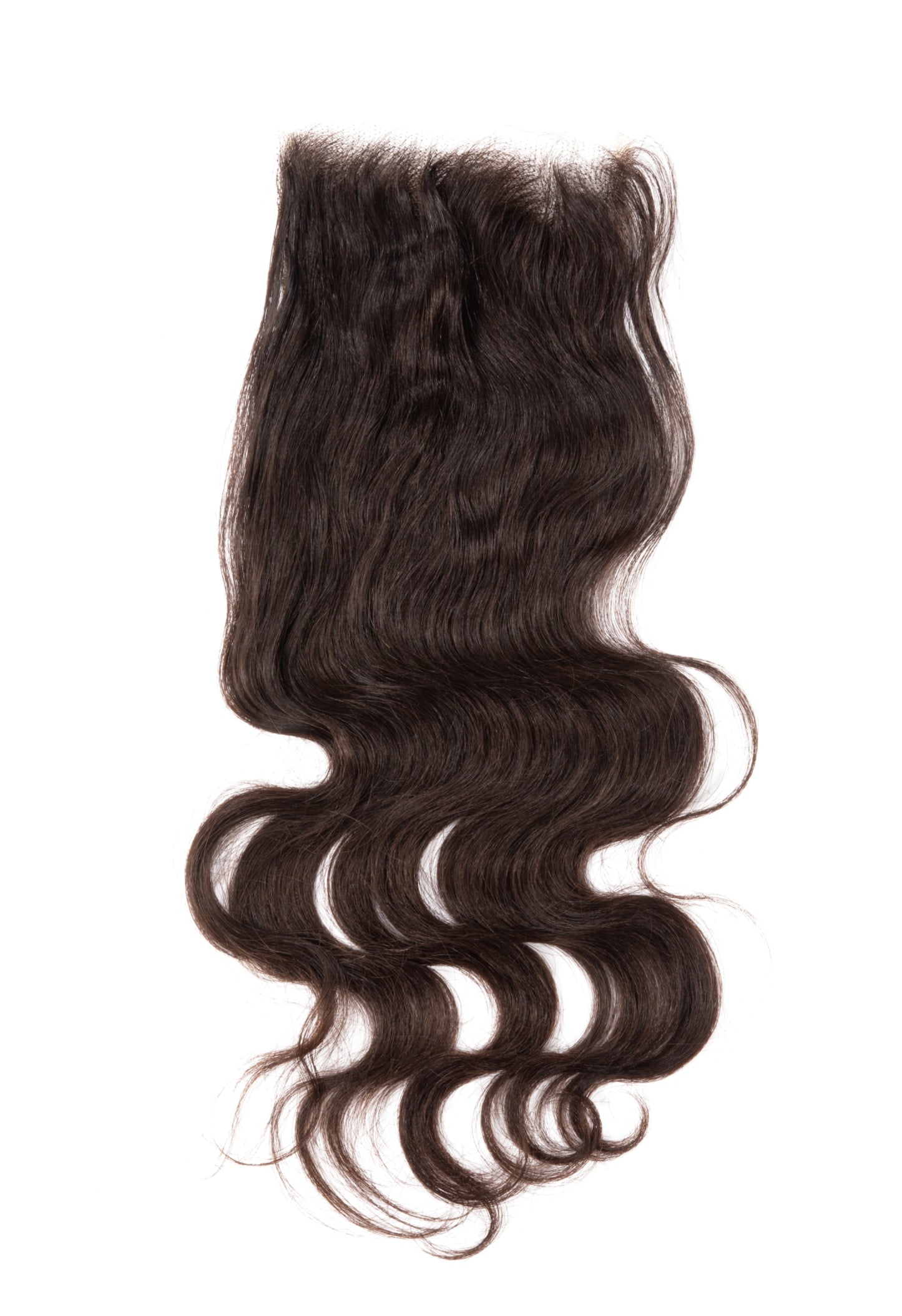 raw body wave HD transparent closure natural color-100% raw one donor hair