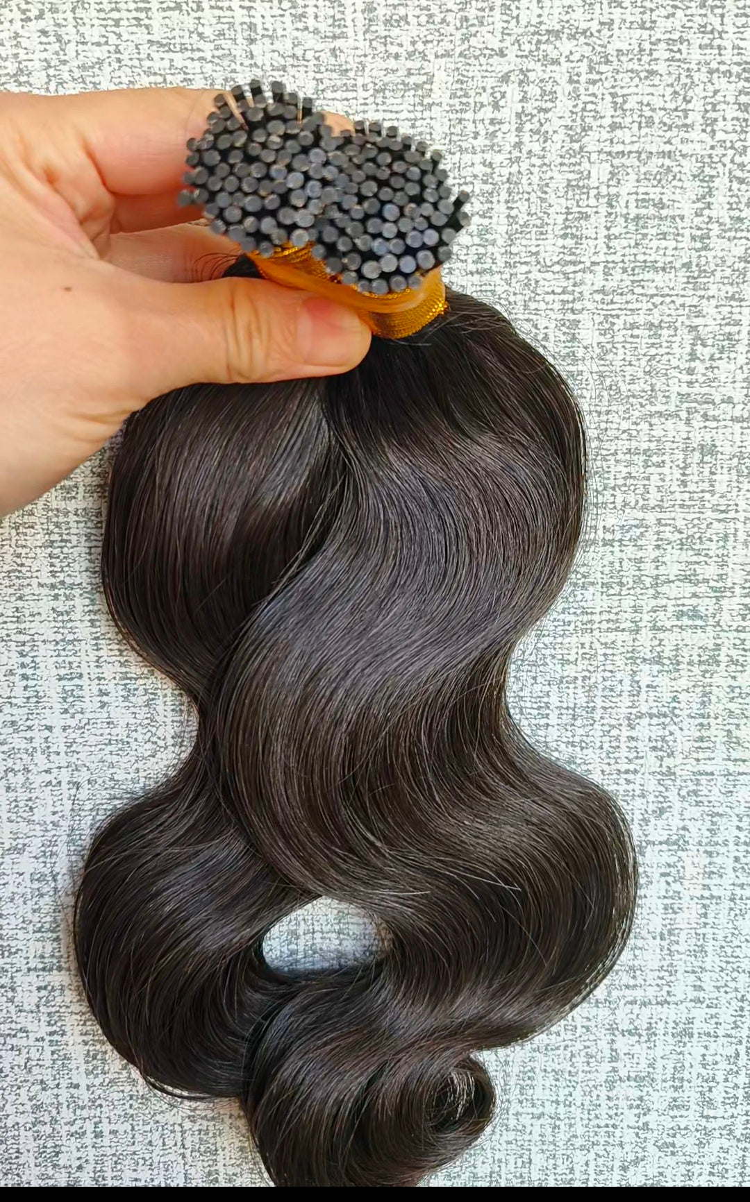 Raw Body Wave Keratin I Tips Raw Hair Extension - One Donor Human Hair Extensions