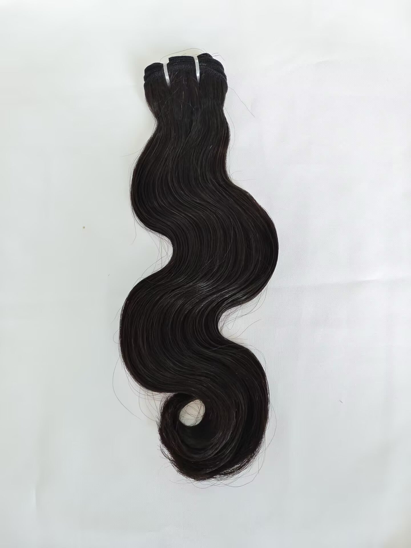 Double Drawn Body Wavy hair Last 5 Years Raw Body Wave Human Hair Bundles Natural Color, One Donor  Double Drawn Wavy Raw Virgin Human Hair Bundle