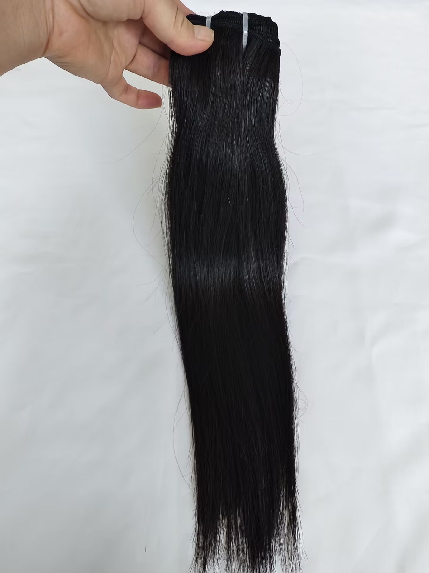 Double Drawn Straight Hair Last 5 Years Raw Straight Human Hair Bundles Natural Color, One Donor  Double Drawn Straight Raw Virgin Human Hair Bundle