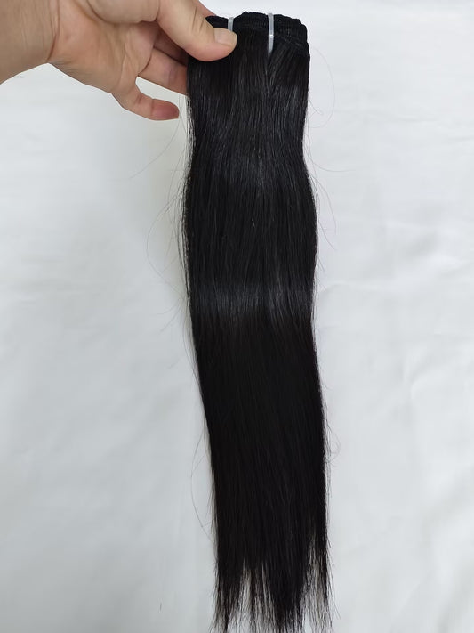 Double Drawn Straight Hair Last 5 Years Raw Straight Human Hair Bundles Natural Color, One Donor  Double Drawn Straight Raw Virgin Human Hair Bundle