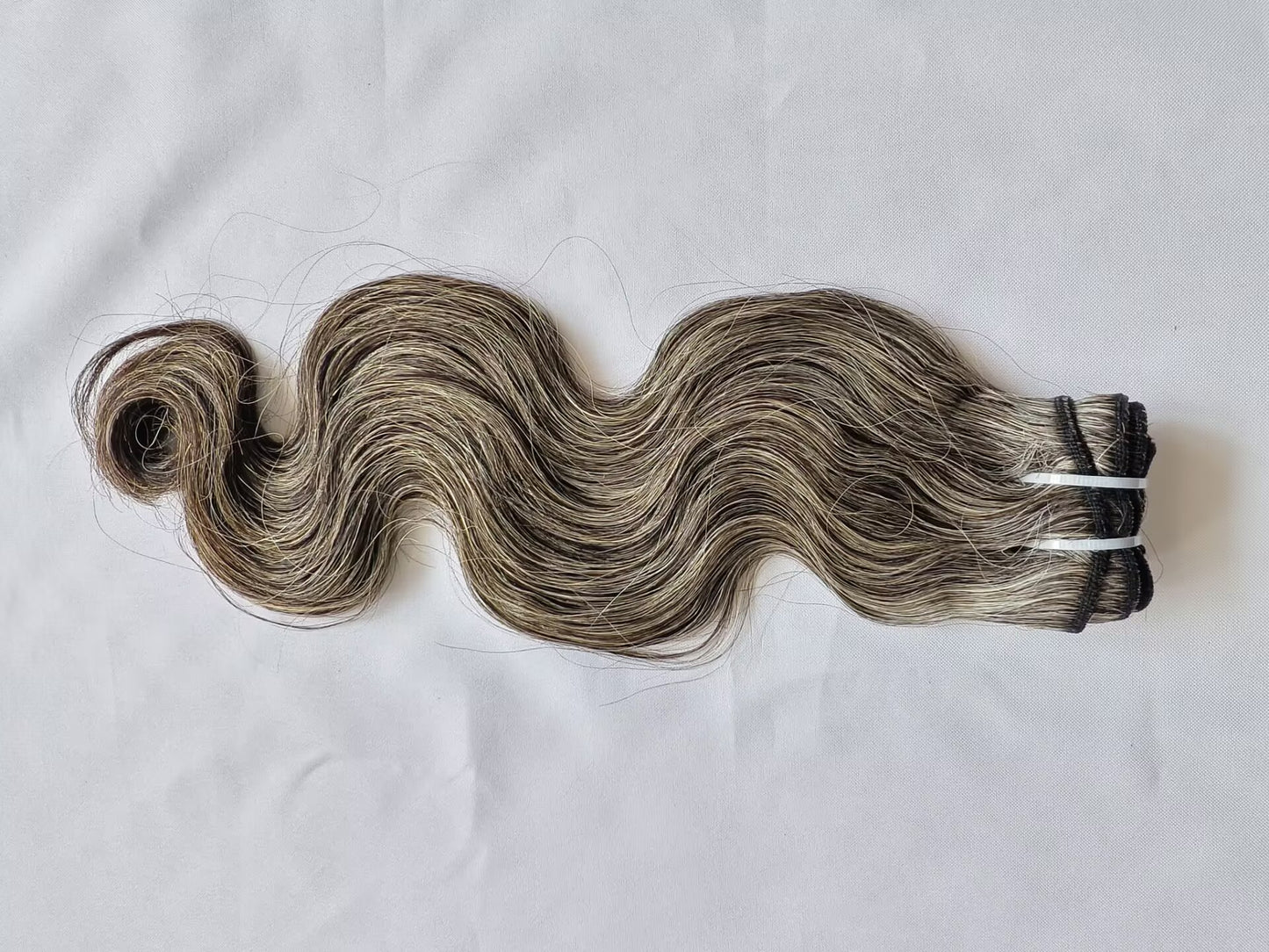80% Grey Clytie Raw Body Wave Salt and Pepper Gray Human Hair 1 Bundle Human Hair Bundles Grey Mixed Black Color One Donor Hair Factory