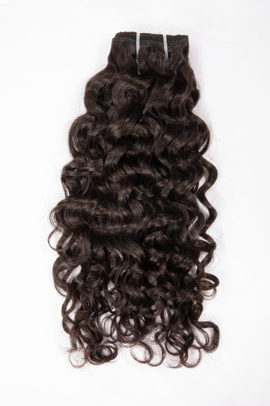 Last 5 Years Raw Loose Curly Human Hair Bundles Natural Color, One Donor Curly Raw Virgin Human Hair Bundle
