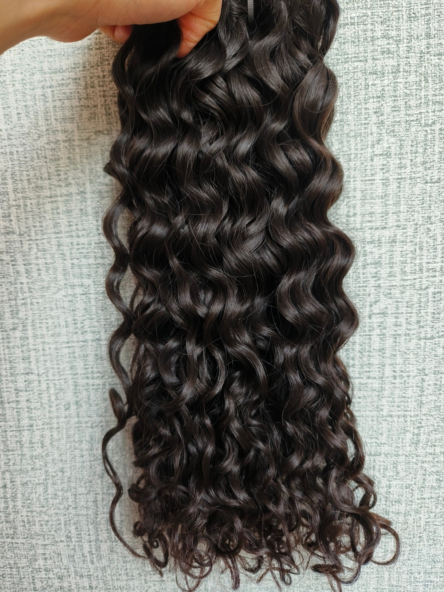 Loose Curly Raw Human Hair Clip Ins-Seamless and Classic