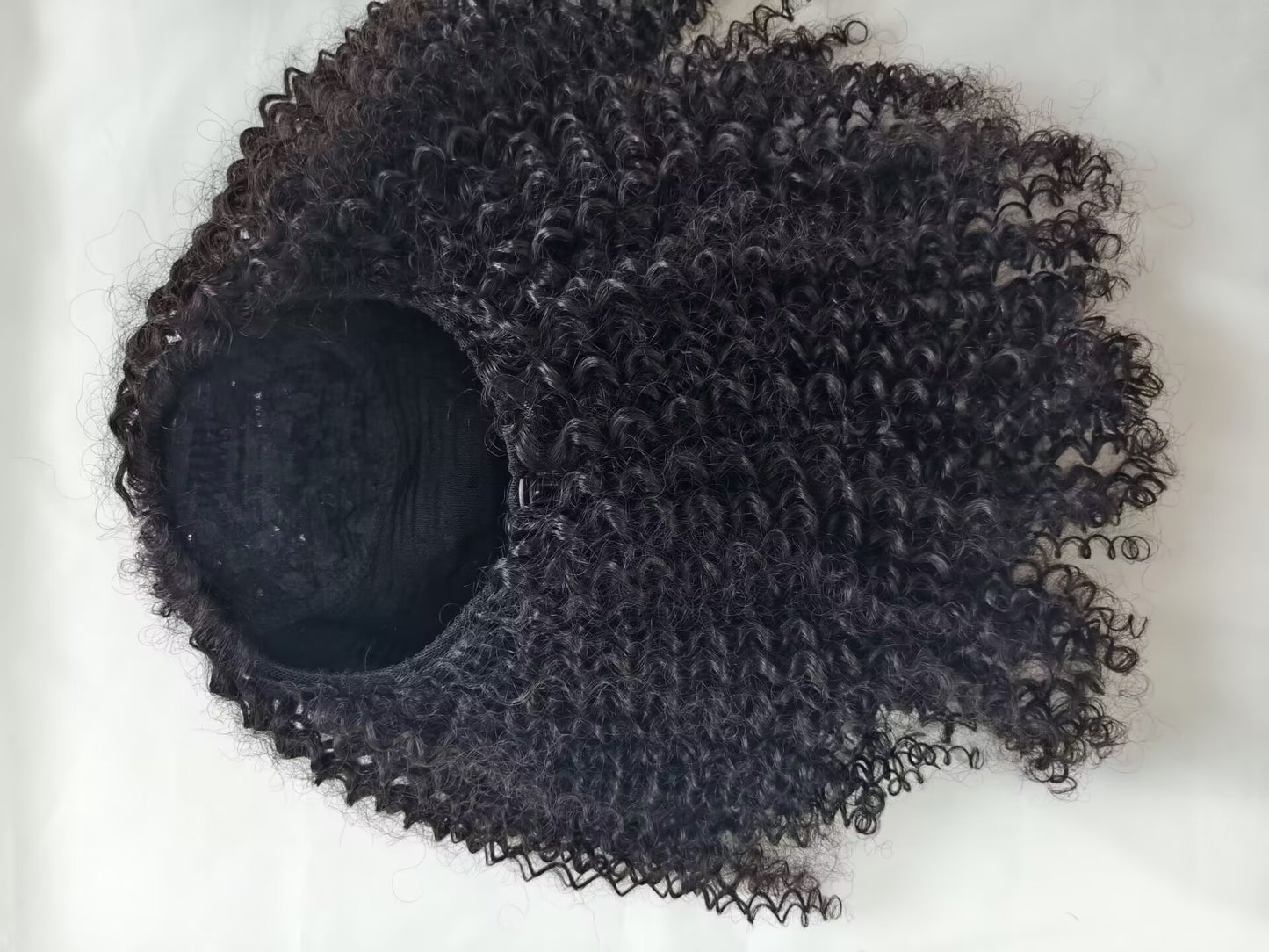 Clytie Raw 3b3c Jerry Curly Half Wig  Human Hair Wigs , 100% One Donor Cuticle Aligned Human Hair