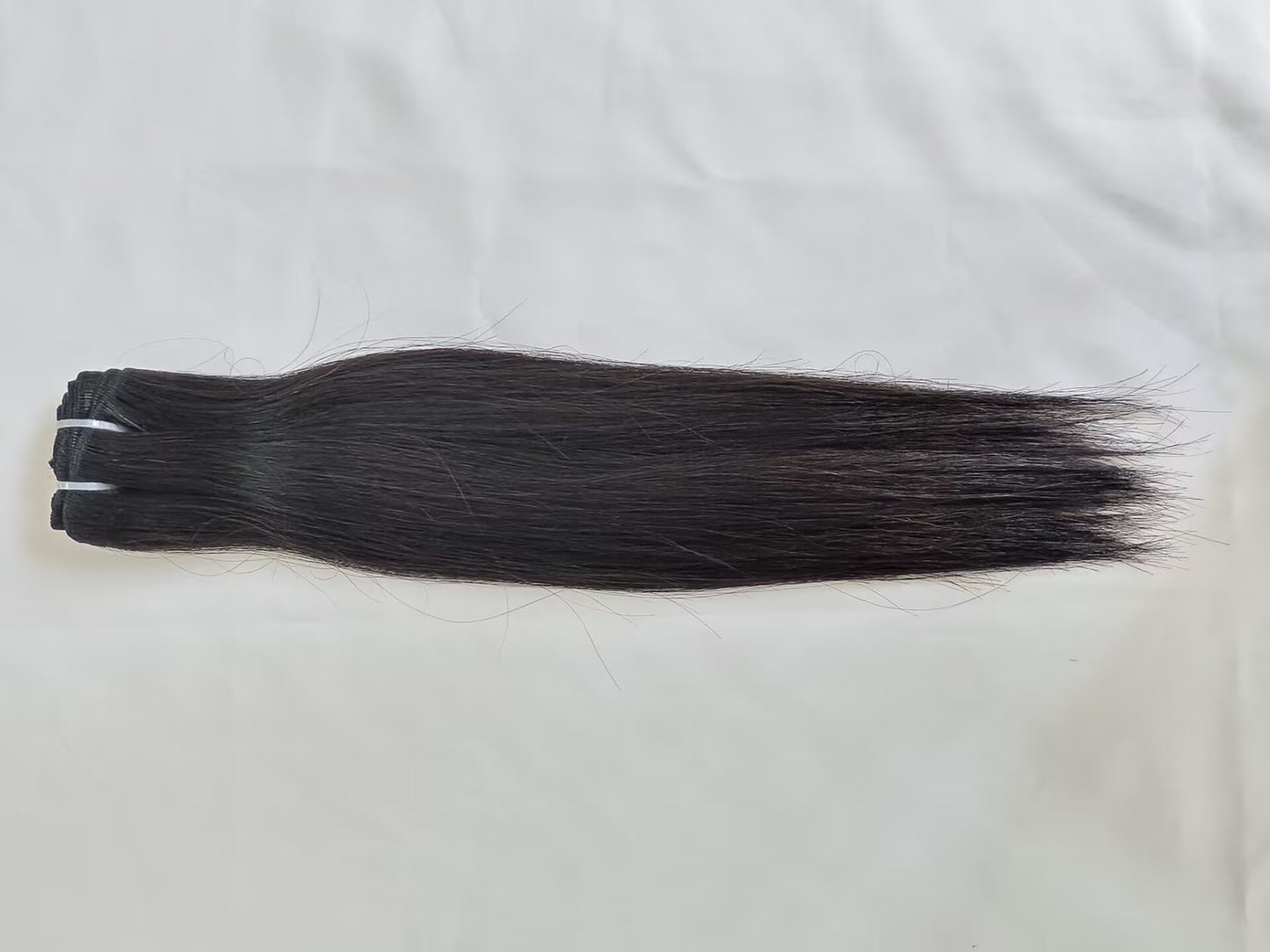 Double Drawn Straight Hair Last 5 Years Raw Straight Human Hair Bundles Natural Color, One Donor  Double Drawn Straight Raw Virgin Human Hair Bundle