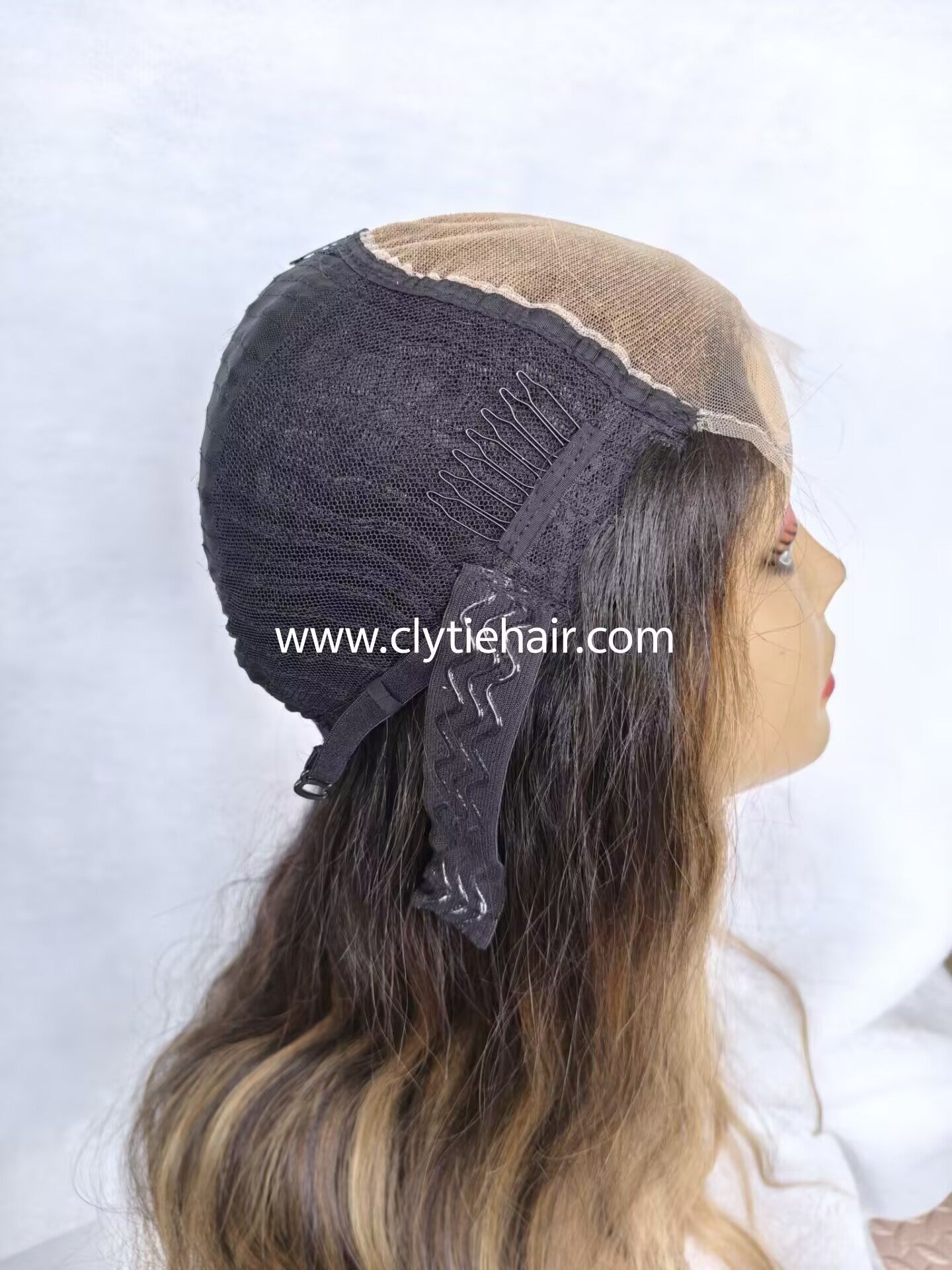 Raw Hair wigs blonde hightlight wave Lace Closure raw hair glueless wigs HD Wig  5×5 invisible closure wig