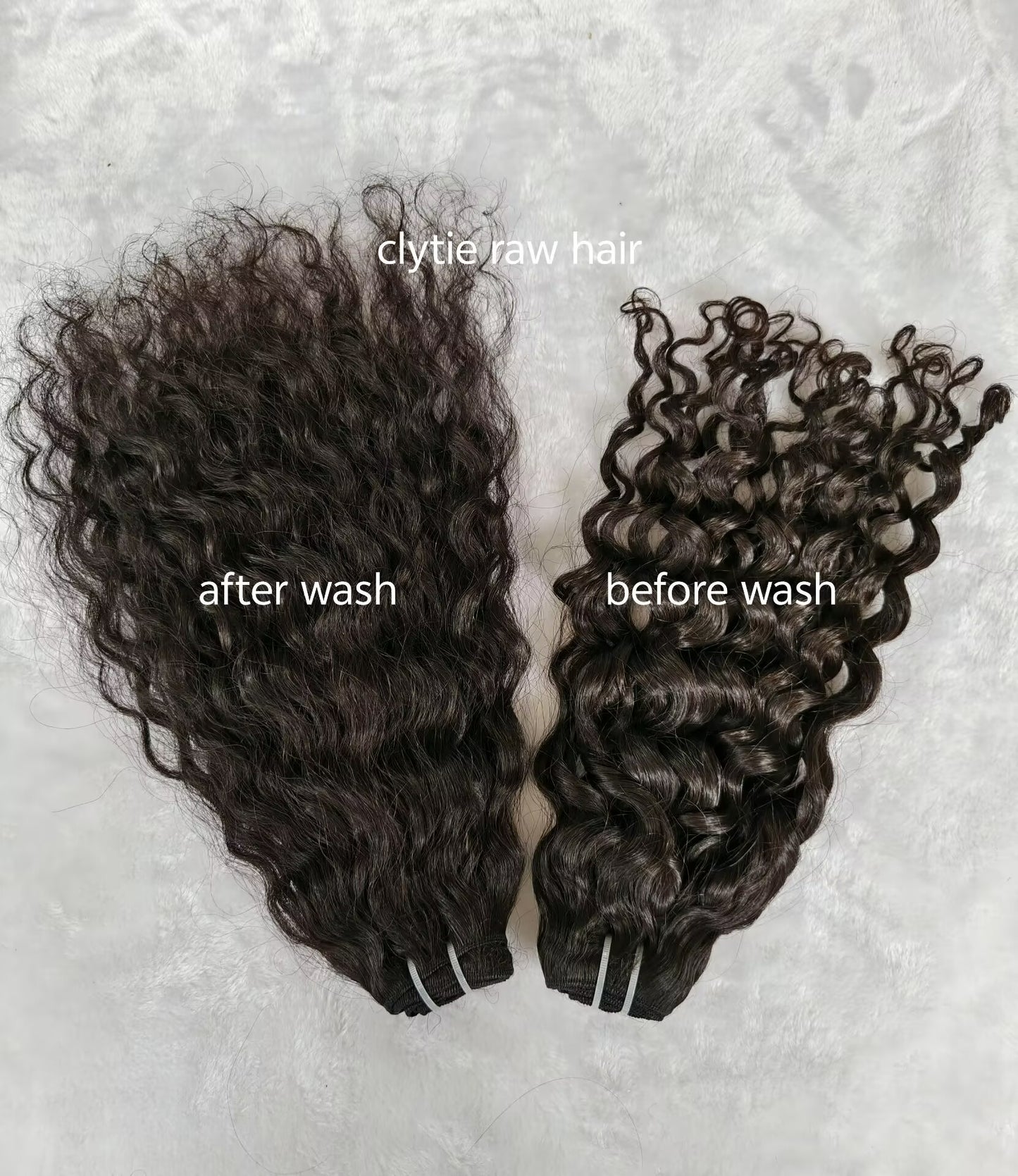 Last 5 Years Raw Loose Curly Human Hair Bundles Natural Color, One Donor Curly Raw Virgin Human Hair Bundle