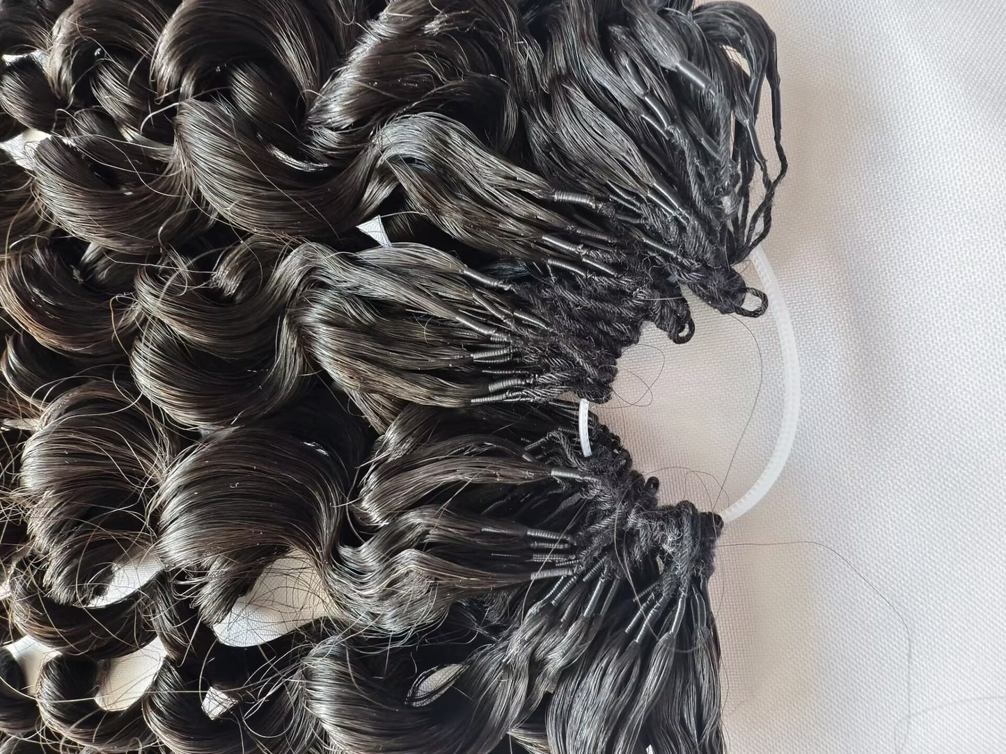 Raw The New Feather Crochet Human Hair Extensions Tight Curly -One Donor Human Hair Deep Curly