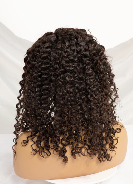 Lift 613 Raw Tight Deep Curly Human Hair Lace Closure Transparent HD Wig-2×6 & 4×4 & 5×5 & 6×6
