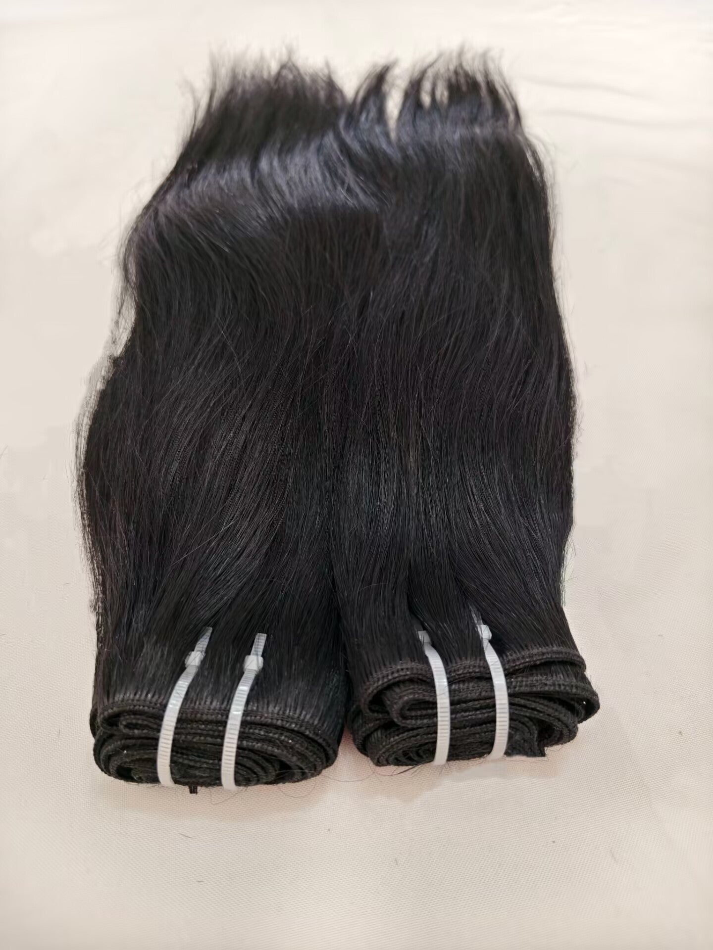 Last 5 Years Jet Black Raw Straight Human Hair Bundles  #1 Color, Unprocessed One Donor Silky Straight Raw Virgin Human Hair Bundle