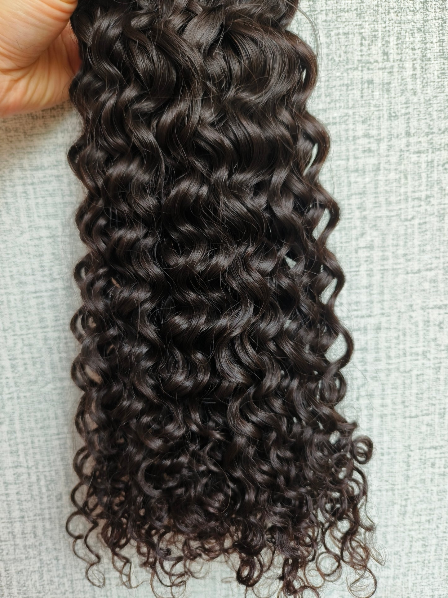 Tight Deep Curly Raw Human Hair Clip Ins-Seamless and Classic
