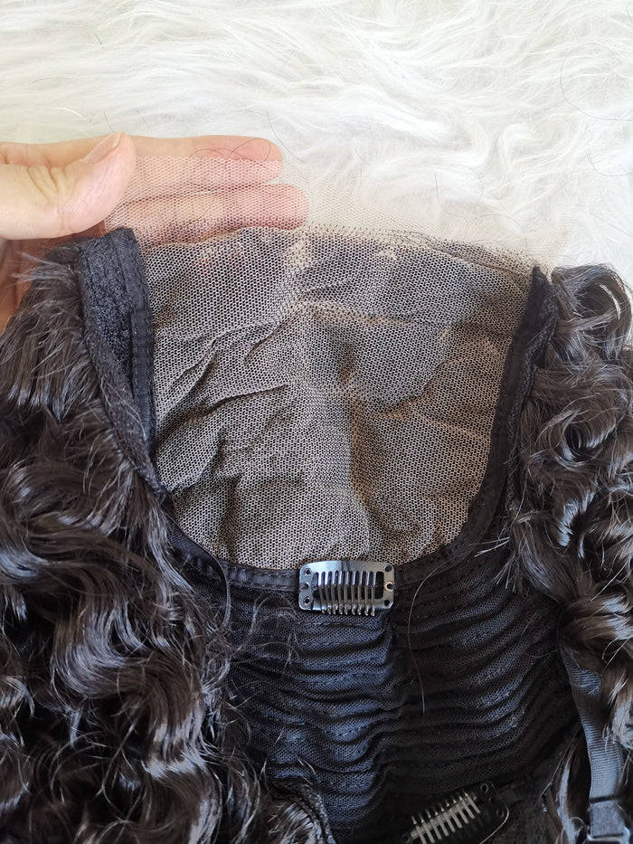 Lift 613 Raw Tight Deep Curly Human Hair Lace Closure Transparent HD Wig-2×6 & 4×4 & 5×5 & 6×6