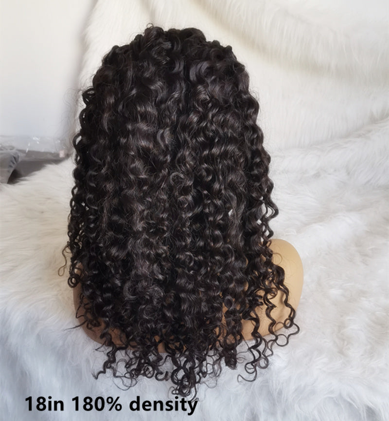 Lift 613 Raw Tight Deep Curly Human Hair Lace Closure Transparent HD Wig-2×6 & 4×4 & 5×5 & 6×6
