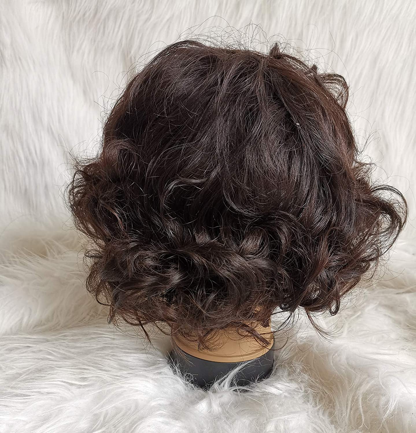 Long Lasting Raw Wavy Curly Human Hair Bob Wig Non Lace Wigs For Black Women